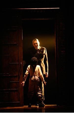 Twist (Alaman Diadhiou) pleads with Crazah (Tracy Kennedy Photo